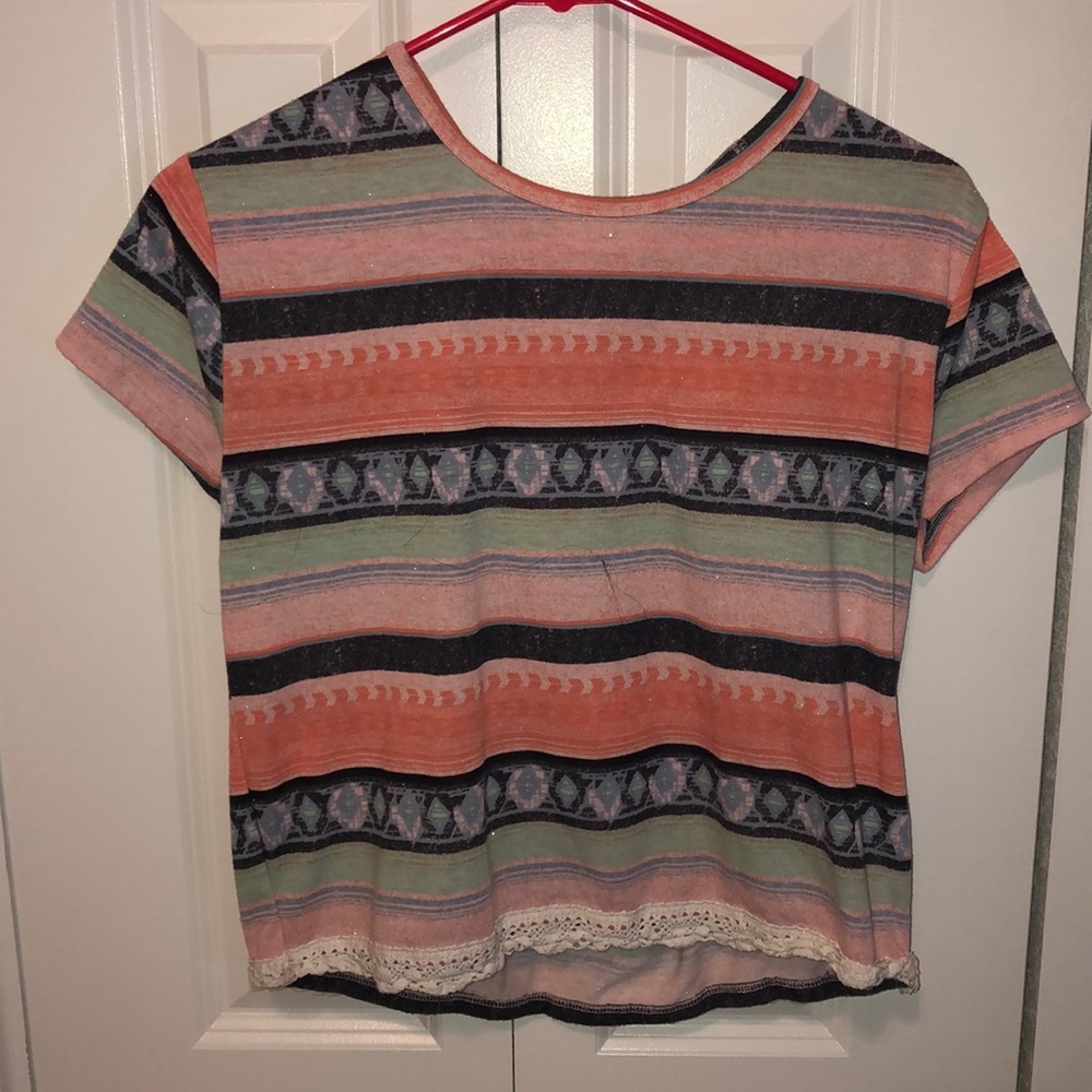 Patterned Crop top